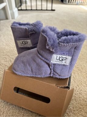 UGG Lilac Baby Sheepskin Booties